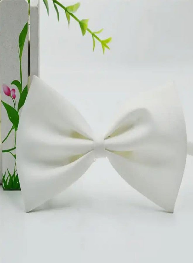 BohoBark Cat Necktie Collar for Kitten Cat Collars 10mm White - Image 2